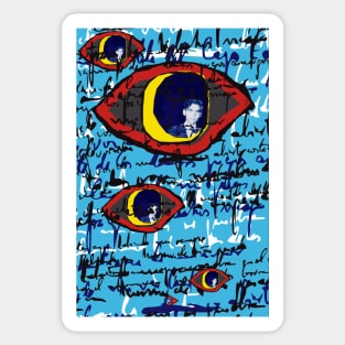 Federico Garcia Lorca - Moon-Eyes Sticker